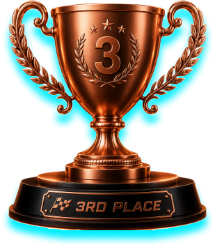 3 place trophy